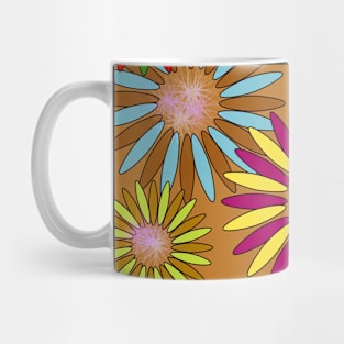 Autumnal Floral Design Mug